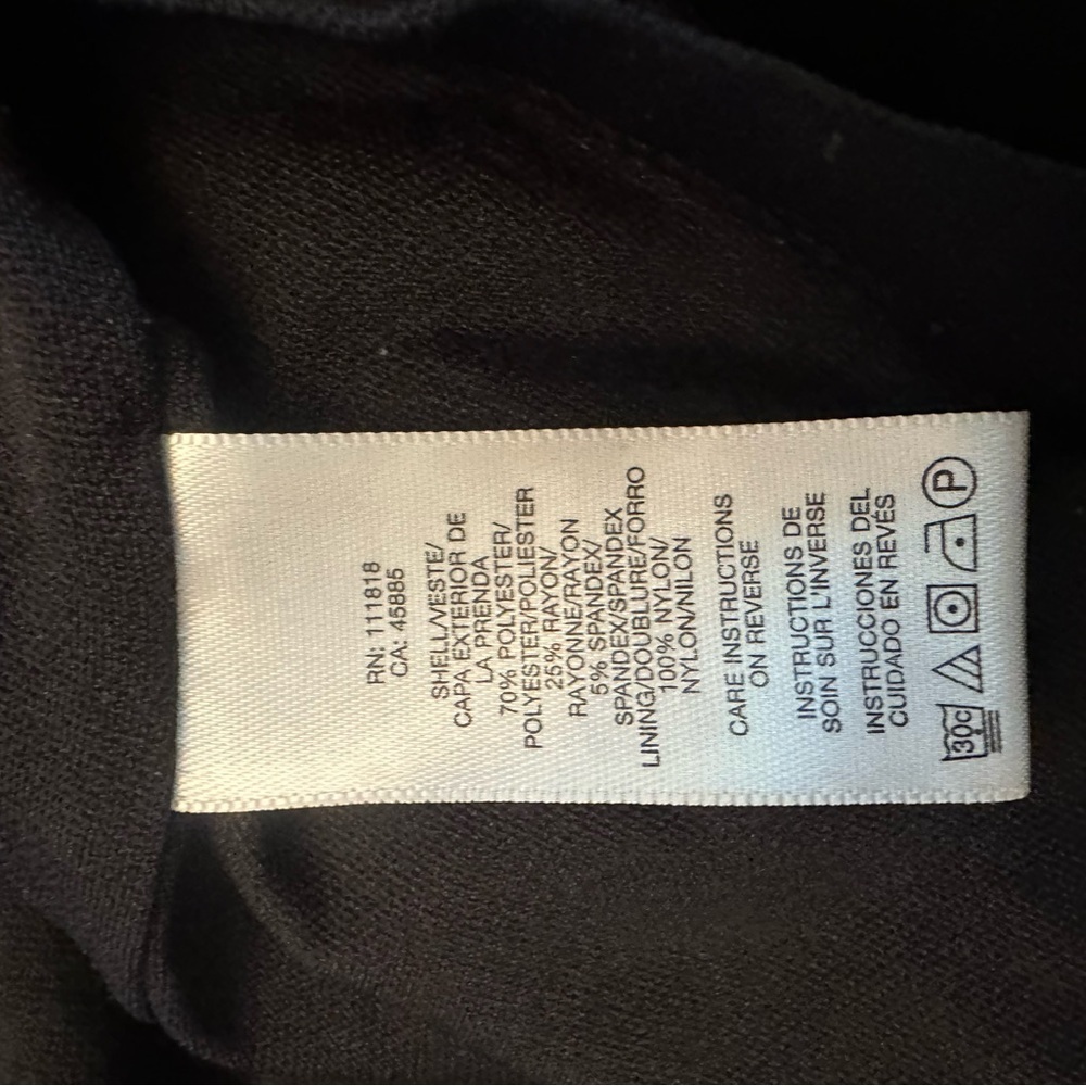 Michael Kors Black Pencil Skirt Size 6 | Classic Workwear Essential - Picture 6 of 7